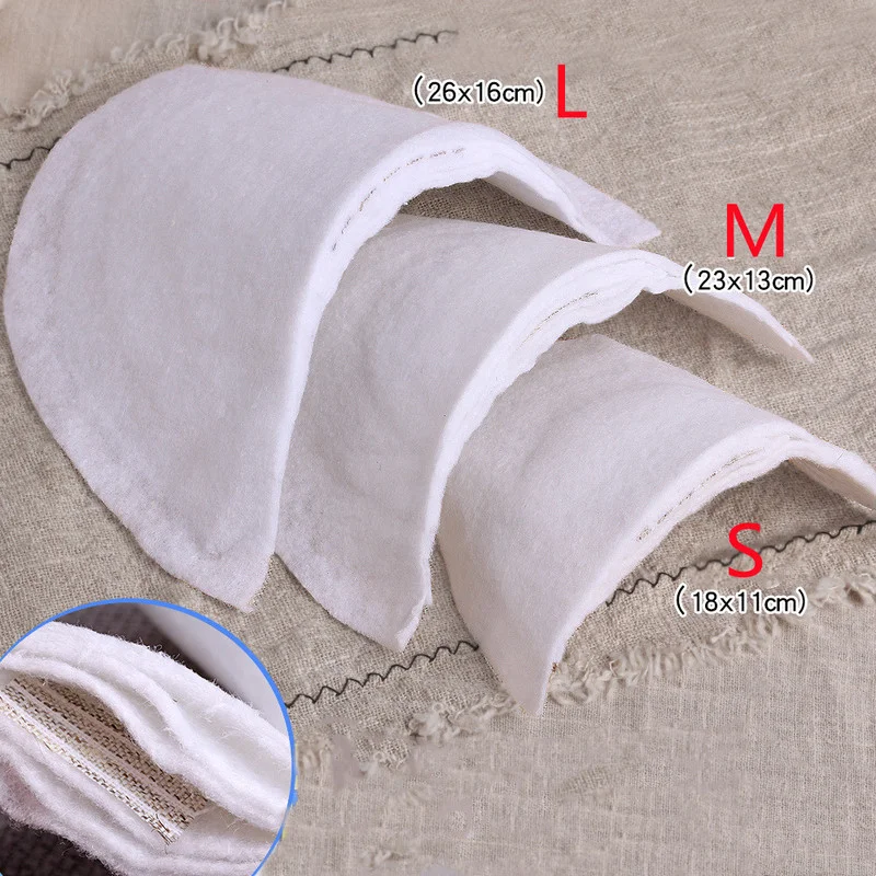 1Pairs Shoulder Pads Men and Women Blouse Soft Padded Blazer Overcoat T-shirt Clothes DIY Apparel Sewing Ingredients Accessories