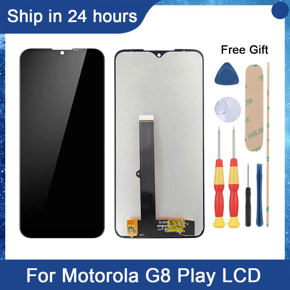 AiNiCole 6.2'' For Moto G8 Play LCD Display Touch Screen Digitizer Assembly XT2015-2 moto one macro LCD Screen Replacement