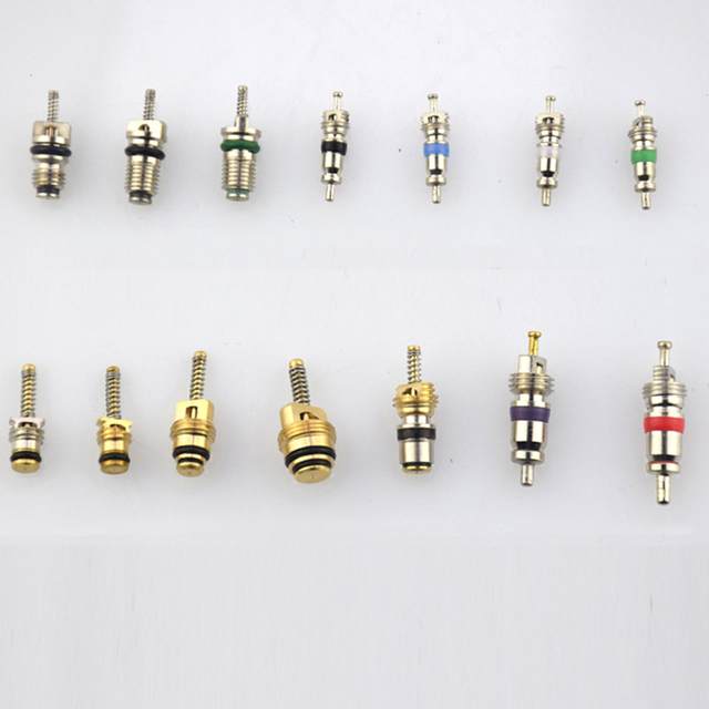 Car Air Conditioner Valve Core R12 R134A Durable Direct Replace Repair Set