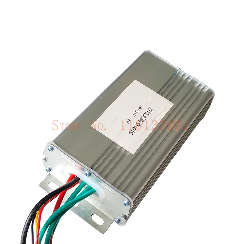 No Hall 900W 1650W DC Brushless Motor Controller Regulation Switch Driver Board Electric Governor 30A DC 9V 18V 24V 36V 48V 55V