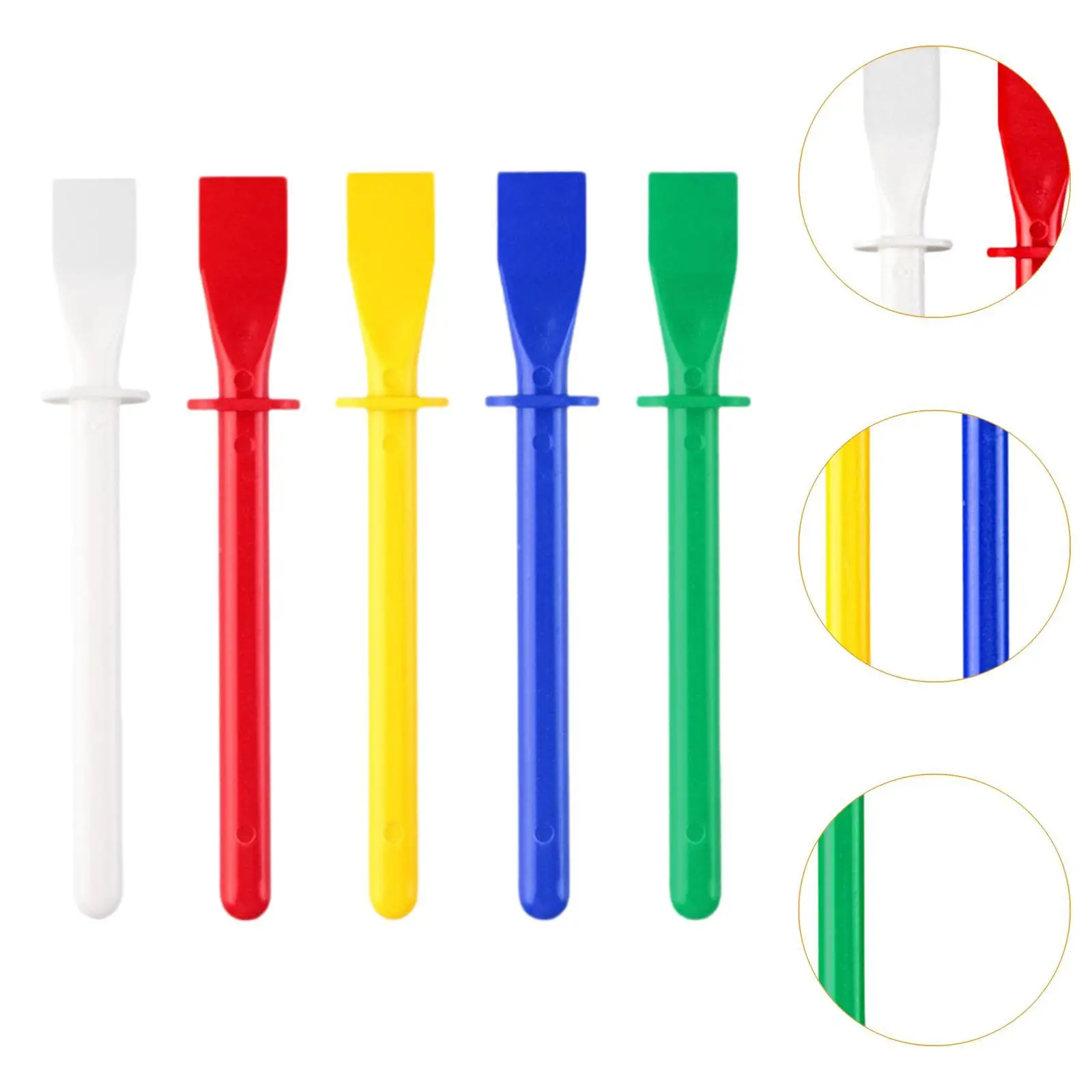 50Pcs 접착제 스프레더 그림 스크레이퍼 DIY 공예 프로젝트에 대 한 쉬운 깨끗한 접착제 얼룩 스틱 도구 목공 가죽 공예