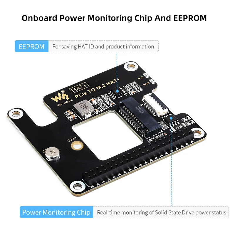 Kit Raspberry Pi 5 Complet – M.2 Hat + 256Go SSD + Boîtier Métal + Ventilateur