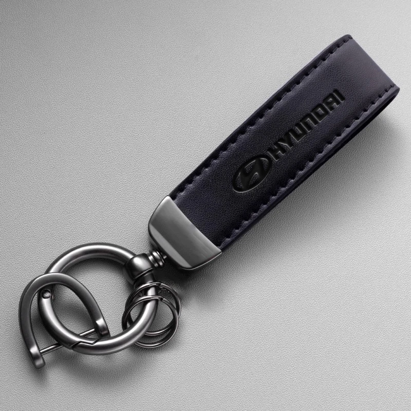 Premium Sude Leather Car Keychain Lanyard Gift