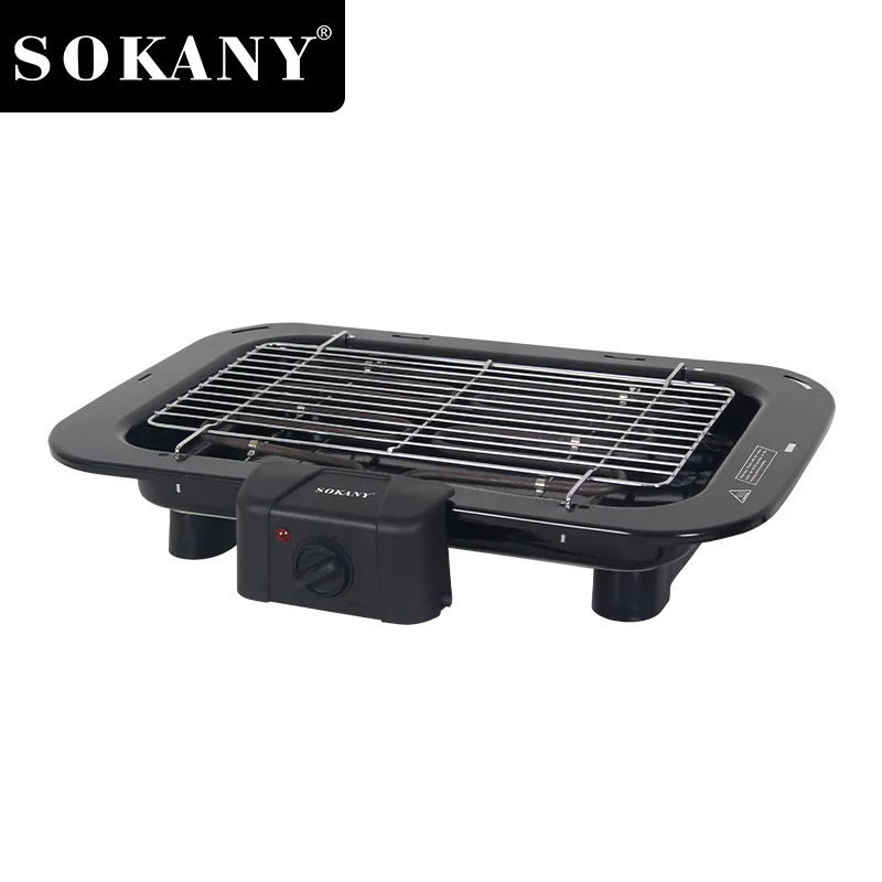 Houselin Electric Smokeless Indoor ,Grill With Non-Stick, Temperature-Adjustable, Easy-To-Clean Design For Roasting,2200W 5