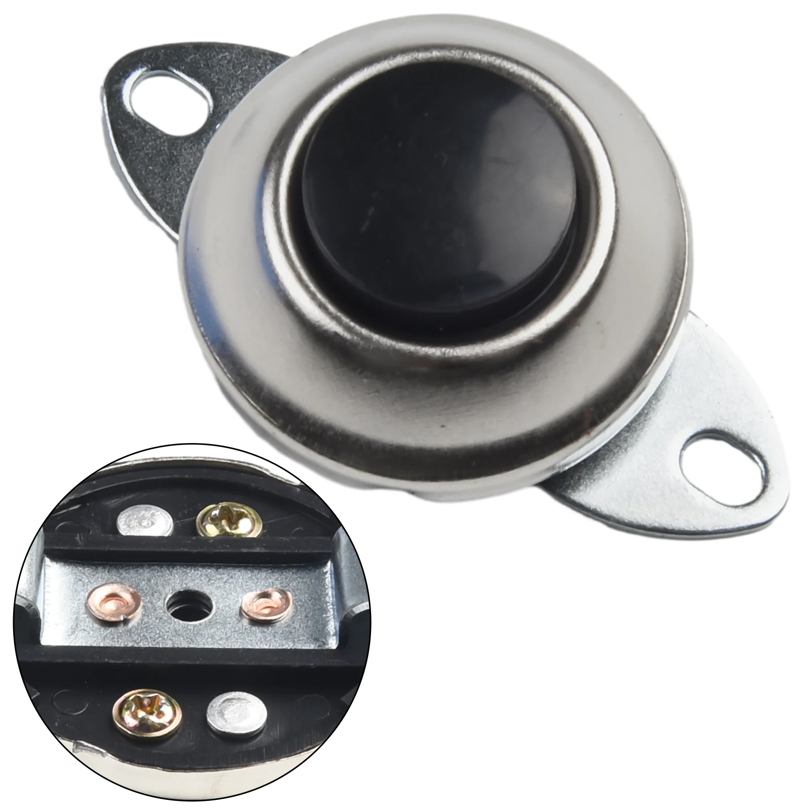 

12V Waterproof Switch Button Car Marine Track Horn Engine Starter For Golf For Club Car For Star For ATVs Flush Mount, 2 Holes