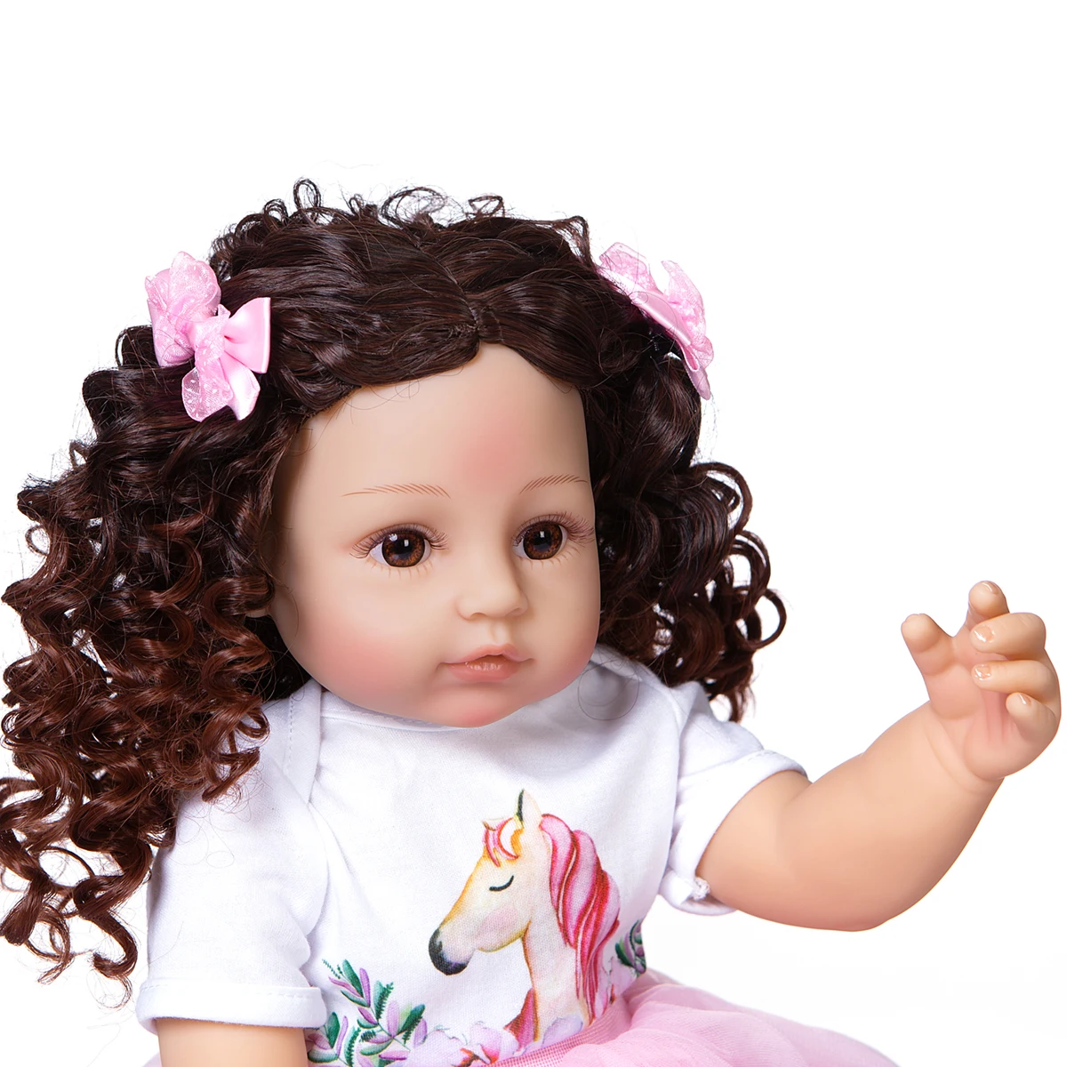 Acheter Poupée jumeaux en Silicone de 55 CM, corps complet, réaliste, jouets  pour bébé fille, cadeaux d'anniversaire pour enfants, faux jouet pour bébé,  éducation précoce