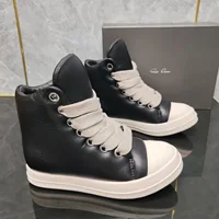 Ricks shoes new high-top Jigglypuff bread shoes super soft lambskin thick lace-up simple couple shoes student shoes. 1