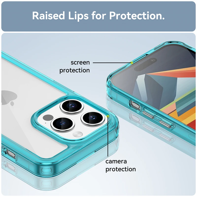 Funda transparente Para iPhone 15 Pro Max, funda esmerilada, sensación de  piel, 15, 14, 13, 12 Pro Max - AliExpress