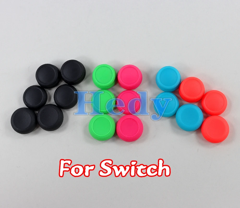 

10 комплектов колпачков для джойстика для переключателя JoyCon Lite силиконовые Нескользящие колпачки для кнопок