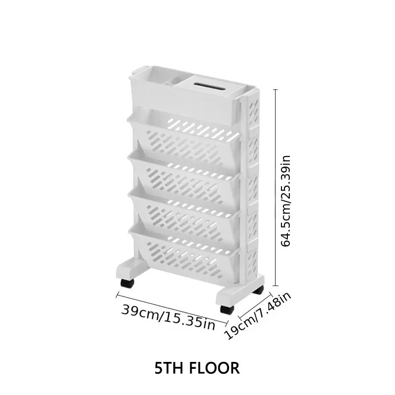 mobile storage rack for books, files, and supplies