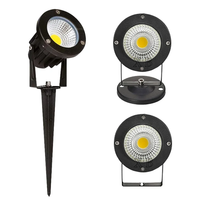3W 5W 10W LED COB Garden Lawn Lamp Outdoor Waterproof Lighting AC110V 220V DC12V