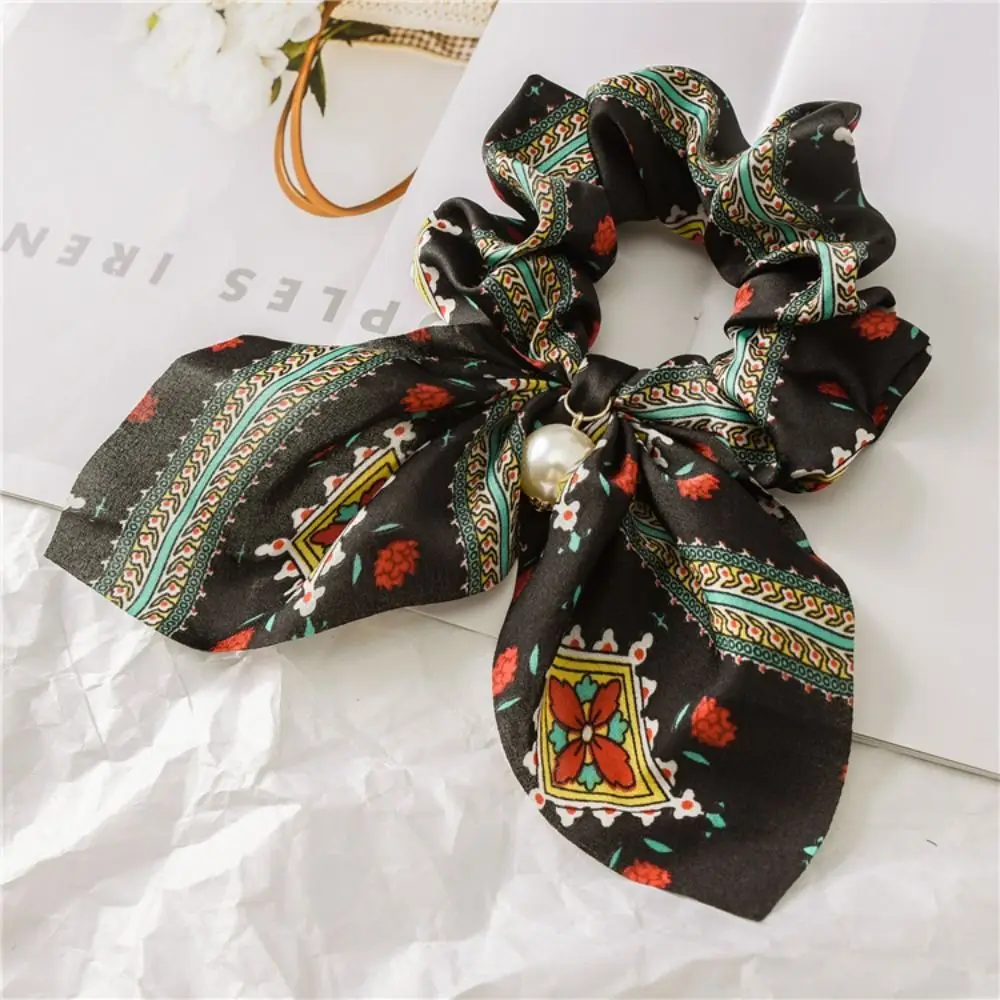 Chiffon Elastic Hair Ties for Women Gentle Hairbands