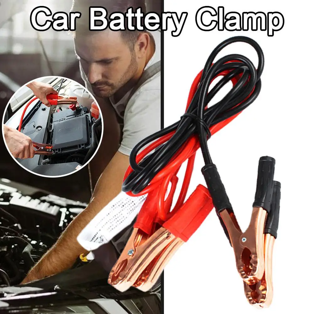 1.8m 500A Car Battery Jump Cable Booster Cable Line Emergency Jump Starter Leads Van SUV Double-ended Clamps Clips