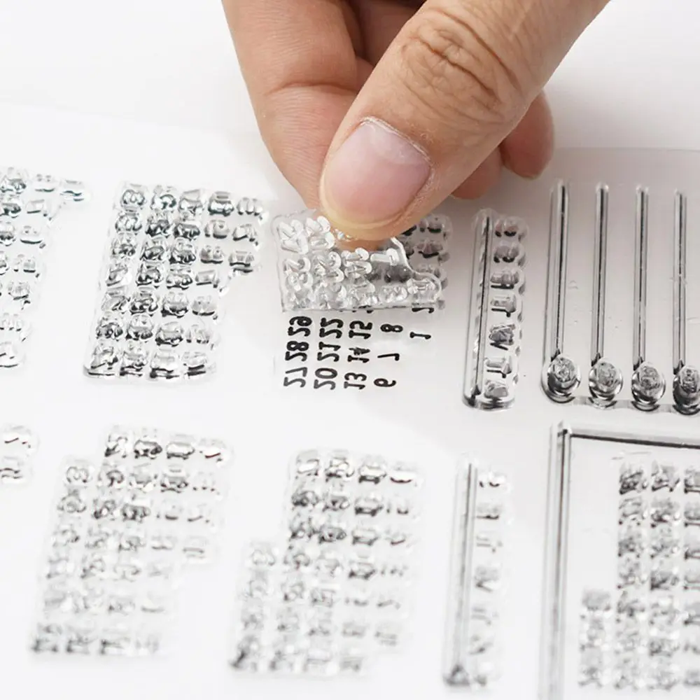 Calendar Handmade Decoration DIY Silicone Weekly Calendar Stamps Scrapbooking Clear Stamps Crapbooking Stamp