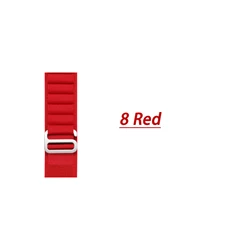 Alpine Loop Strap with Metal C - Hook Bracelet - 38mm 40mm 41mm (R)