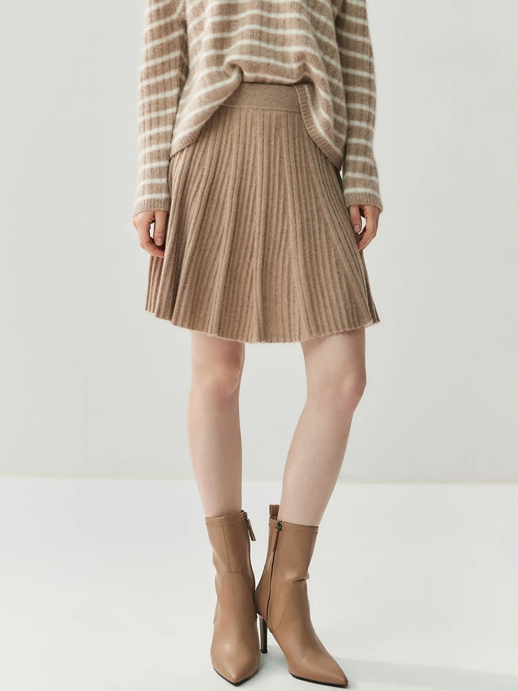 CHICUU Cashmere Skirt Versatile Styling