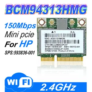 Carte réseau Wifi Mini Pci-e 150mbps pour Realtek Rtl8188ce Wireless-n  802.11 B / g 640926-001 639967