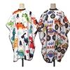 90*75CM Kids Cartoon Haircut Cape Professional Barber Haircut wrap Salon Children Waterproof Cutting Gown Hair Styling Supplies 2