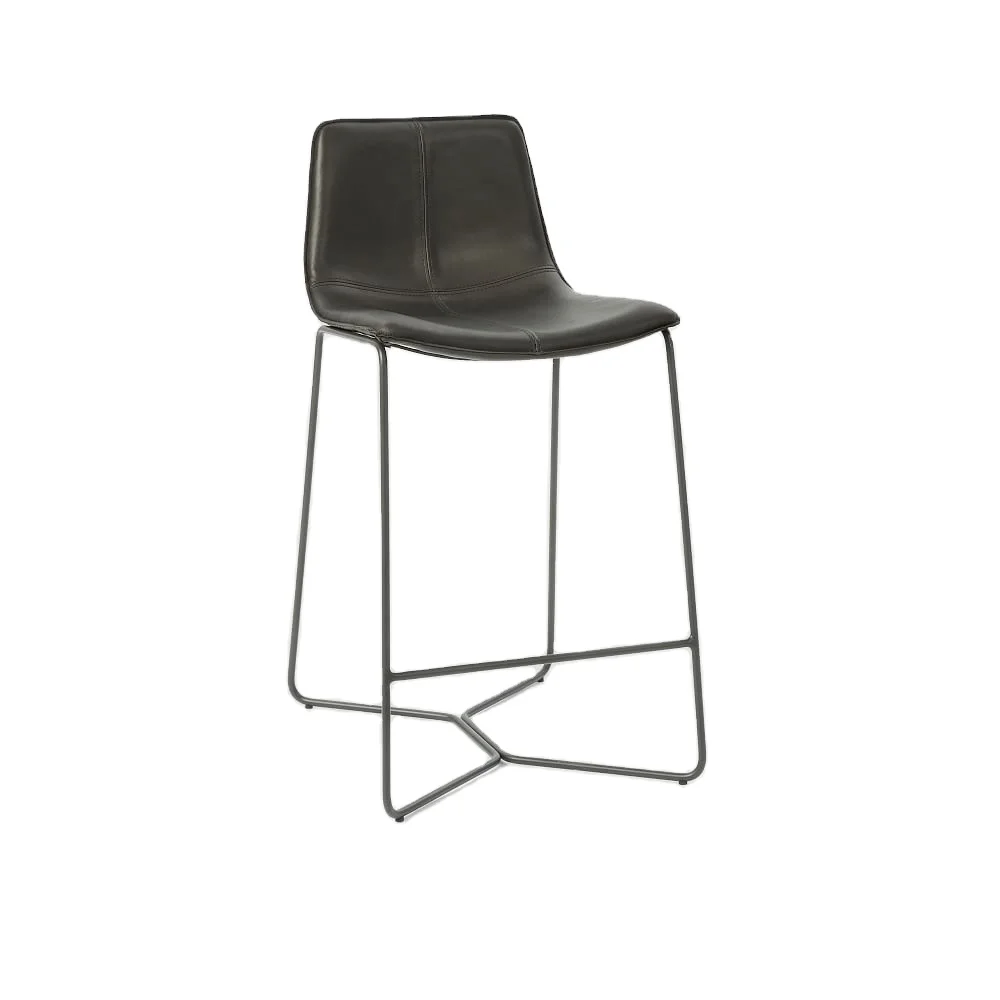 Restaurant Retro Bar Stool Kitchen Stool Bar Chair Metal High Chair