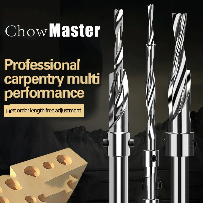 

Woodworking countersunk drill bit screw ladder drill salad drill step drill bit secondary hole opener woodworking hole opener