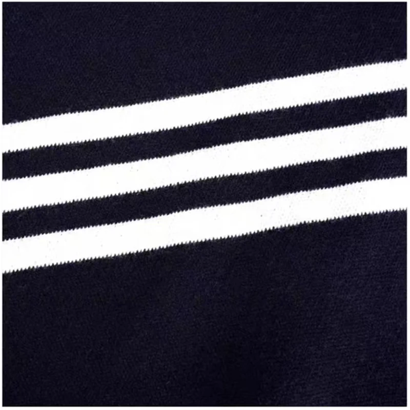 Spring/Autumn New Product Golf Men's Outdoor Sports Jacket Fashion Side Zipper Sweater Versatile Pullover Dark Blue Knitted Top