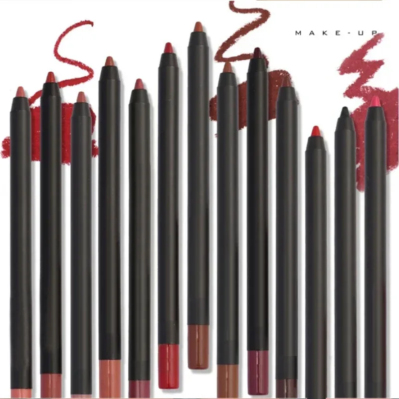 Lasting Nude Brown Lip Liner Pen Matte Lipstick Pen Waterproof Lips Makeup Women Sexy Red Non-stick Cup Lips Contour Cosmetics lip liner lip liner pencil lipliner pencil