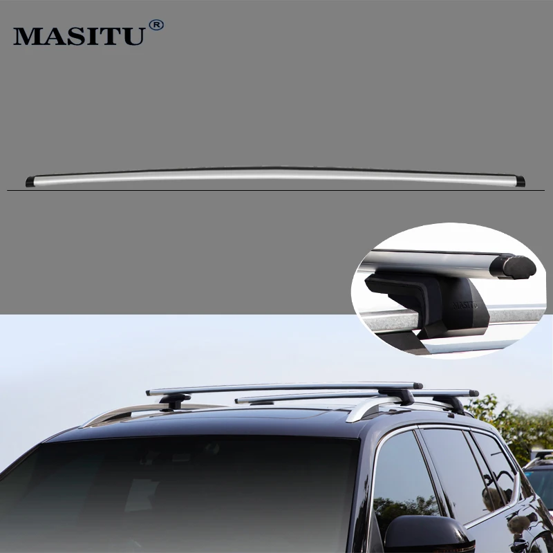 Roof Rack Auto Universal Car Load Top Rod Cross Bar Aluminum Alloy Aerodynamic Wing Shape For