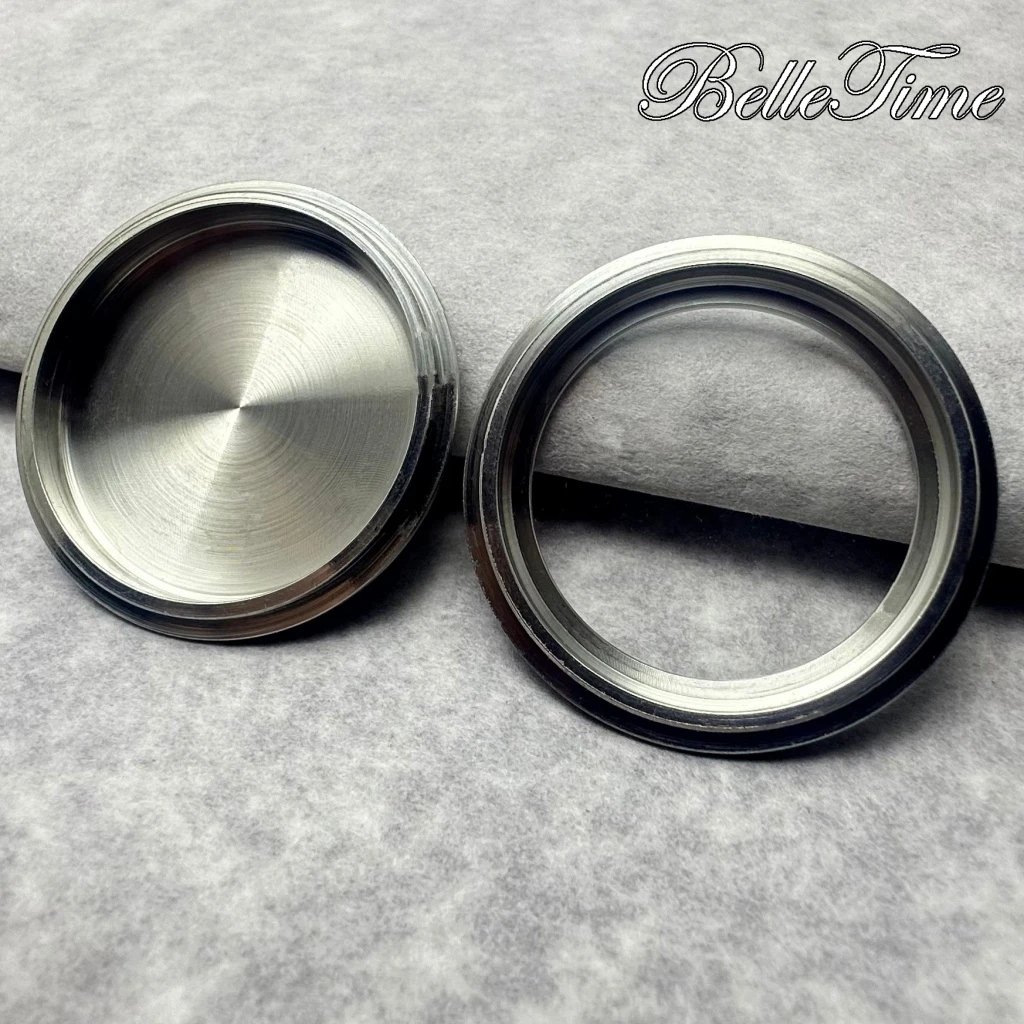 Steel Case Watch Back Cover, 36mm/39mm, Transparent & Opaque Finishes - Watch Modification Accessory