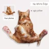 Custom Dog/Cat Ugly Pillow,Personalized 3D Animals Portrait Pillow,Pet Lover Memorial Cushion Creative Gift Sofa Throw Pillow 6