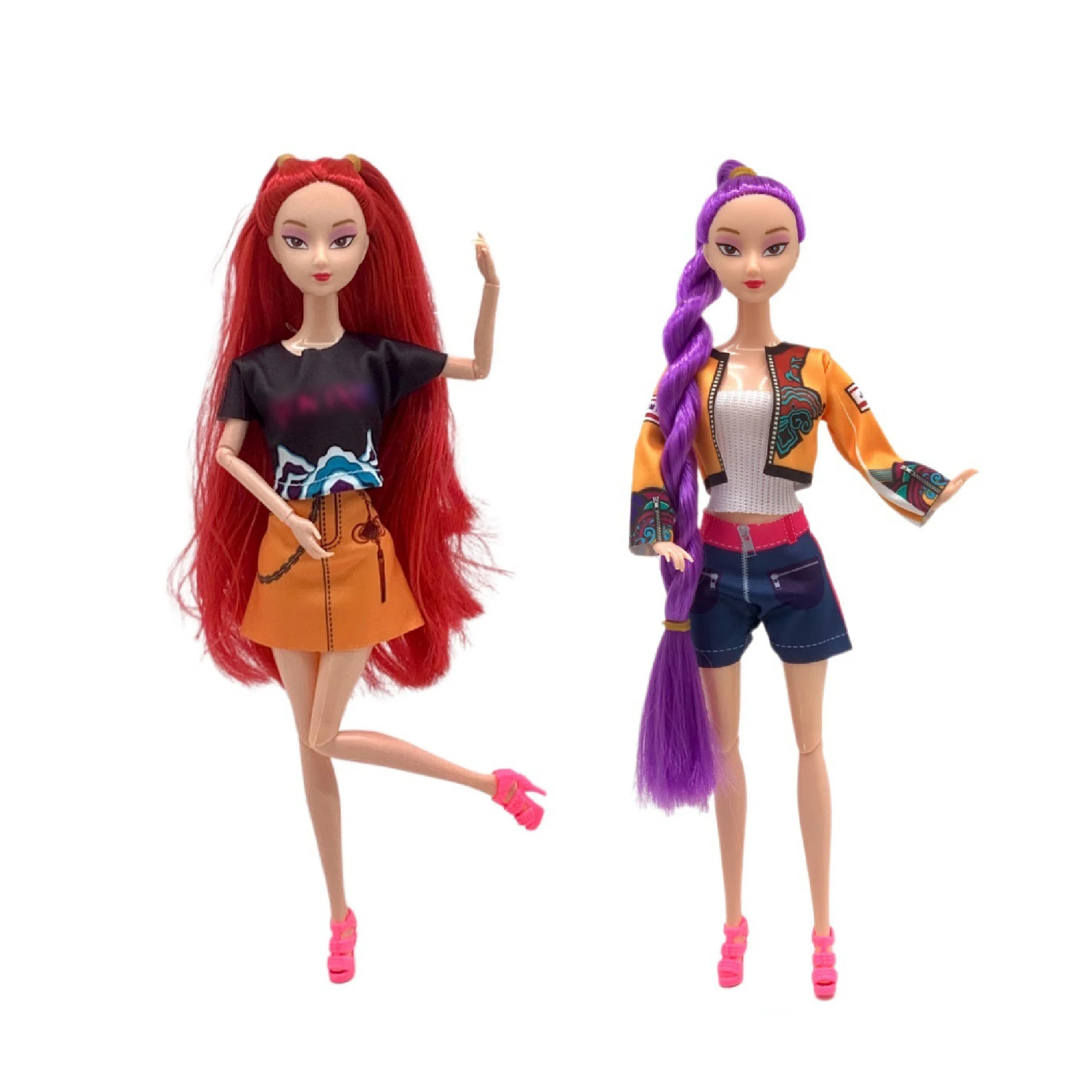 Figurines K-Pop Anime HUNTRIX - Collection En Vinyle De 12 Cm, Personnages Rumi/Mira/Zoey