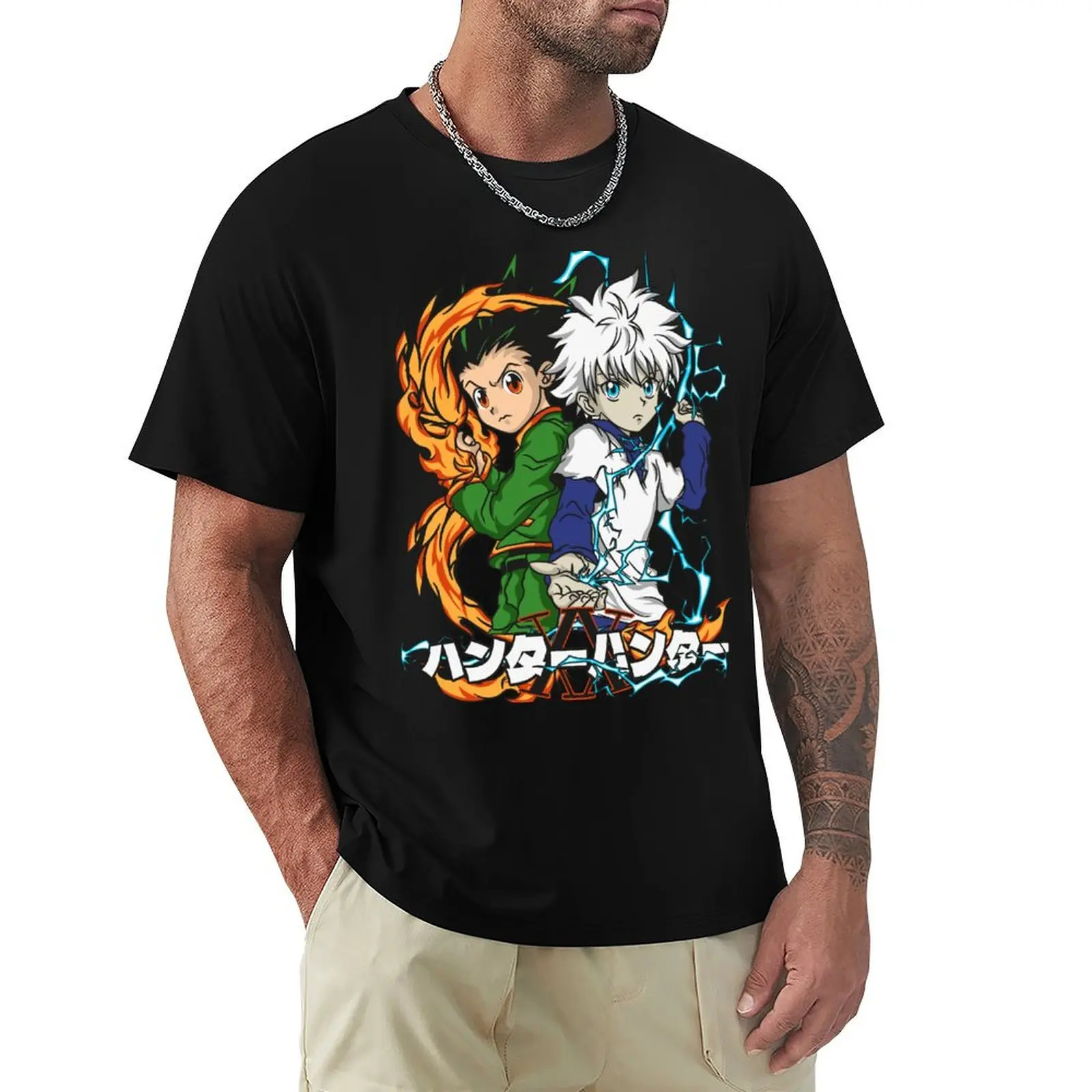 

hunter x T-Shirt cute clothes sweat mens workout shirts