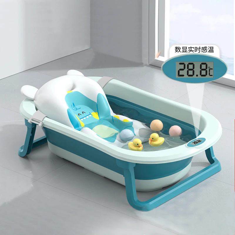 Baby Bath Tub Large Bath Tub Sitting Lying Child Home Baby Foldable