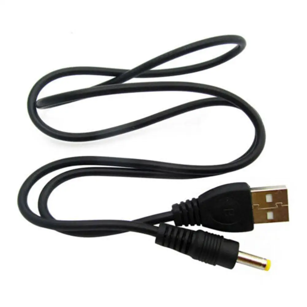 New 0.8m/2.0m Cable Suitable for PSP 1000 2000 3000 USB Charging Cable USB To DC 4.0x1.7mm Plug 5V 1A Power Charging Cable