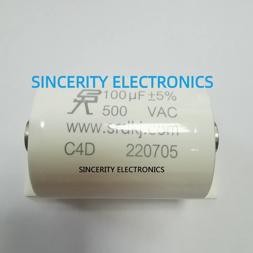 1pcs C4D 107J500VAC 100uF500VAC Length 69mm*Diameter 55mm DC Link