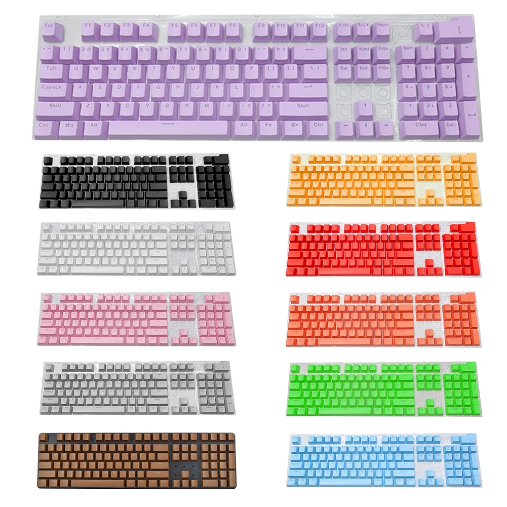 oem substituição retroiluminado abs roxo branco chave
