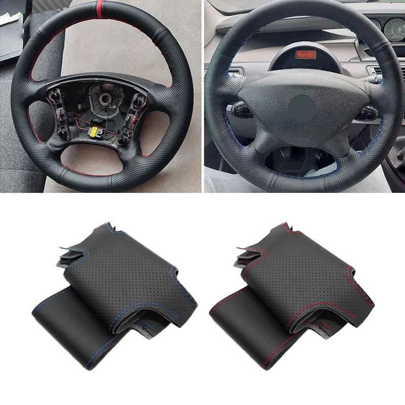 Trecce Sul Volante Dell'Auto Per Citroen C5 2001-2006 Xsara Picasso Berlingo Peugeot Partner 2003-2008 Rivestimento In Pelle Trim
