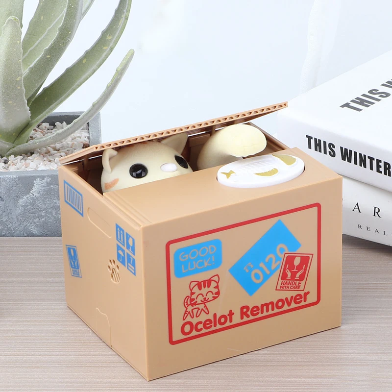 Creative Animal Saving Jar Electronic Bank Stealing Panda Children's Toys Large Capacity Money Box Home Decorations_voghion.com
