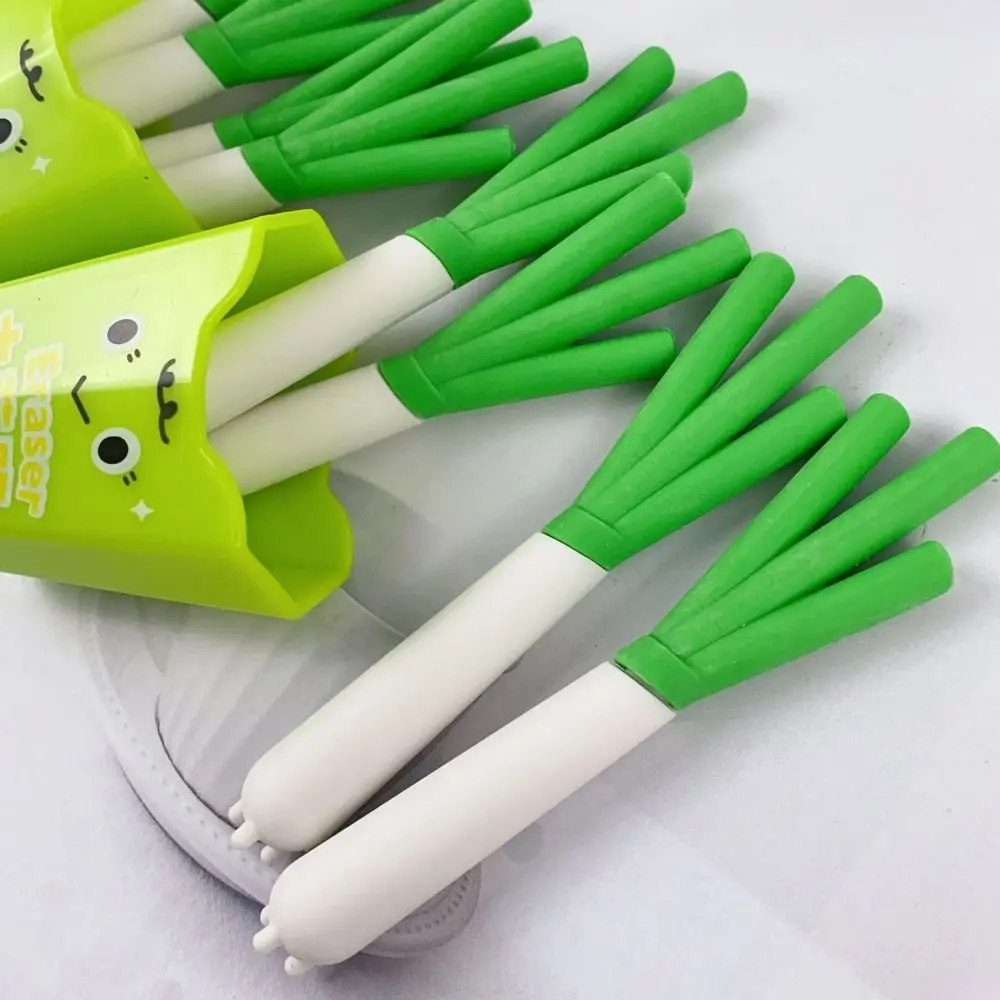 Scallion 초콜릿 재미있는 음식 지우개, 재미있는 시뮬레이션 음식 지우개, 프렌치 프라이, 미적 닦는 연필 고무