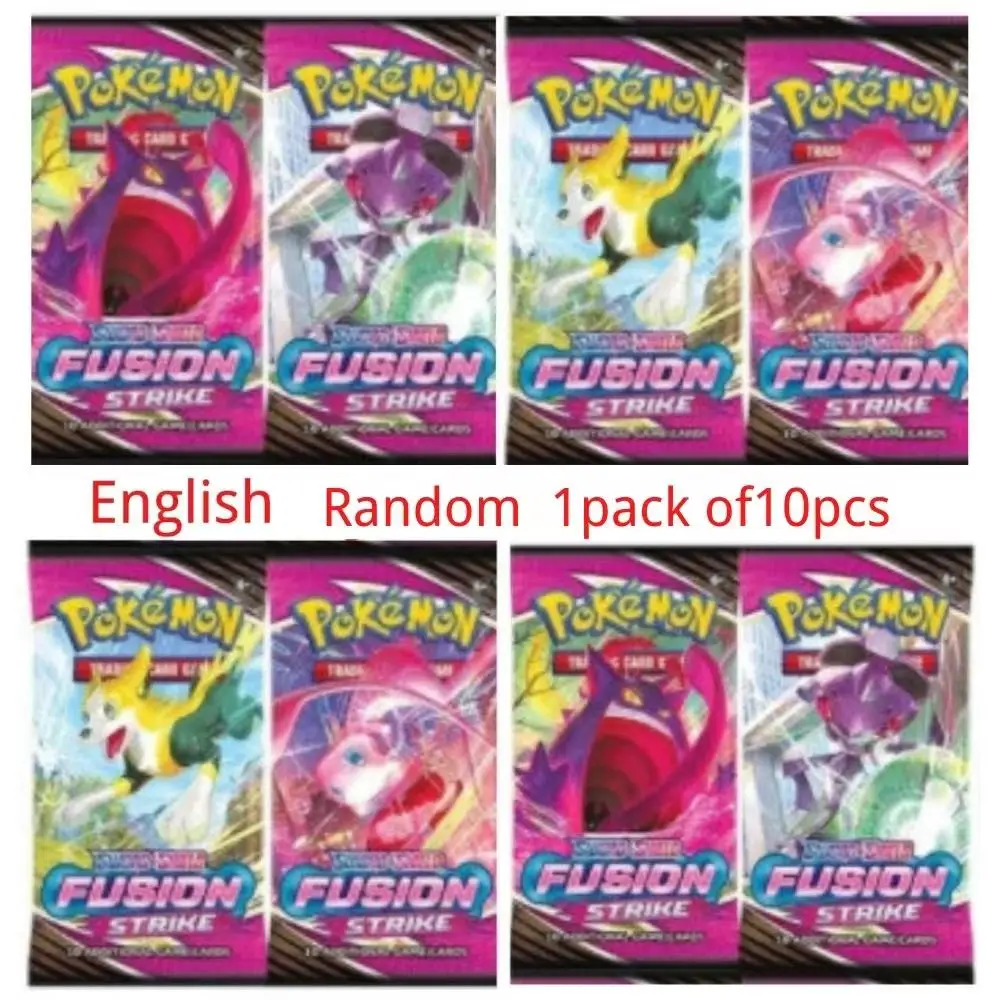 10 Pieces Of Pokemon Collection Game Cards Pokemon Xy Sun Moon Sword Shield English French Spanish Order Transaction Collection Game Collection Cards Aliexpress