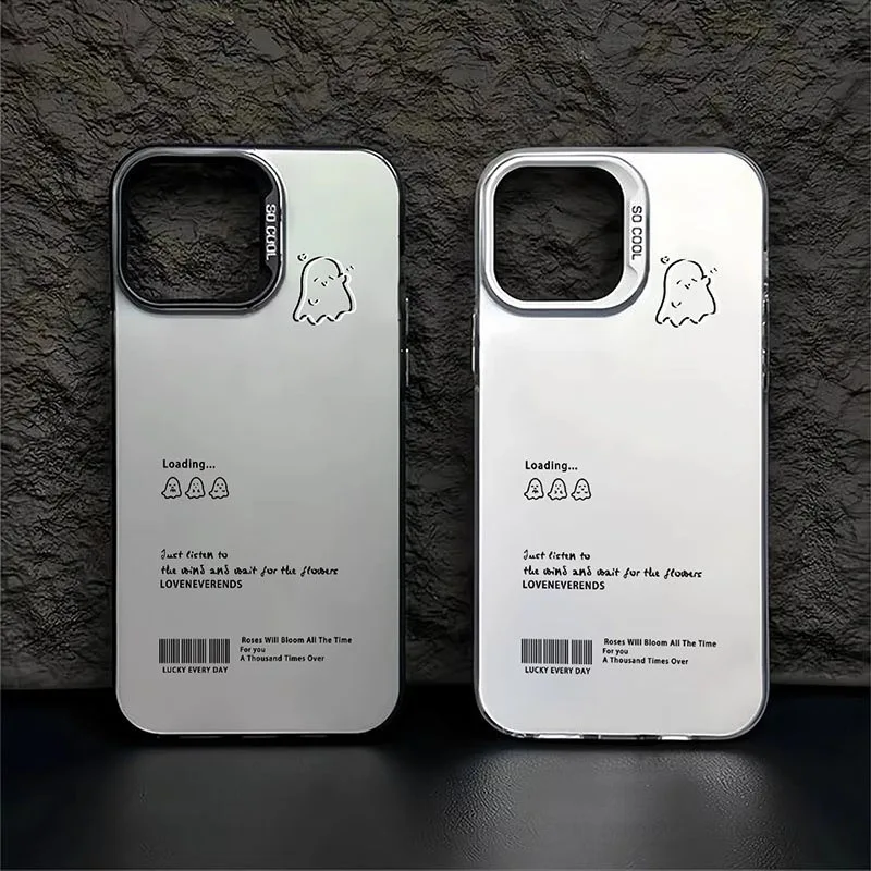 Elegant Senior Ghost Character Case - Sleek and Protective Cover Design