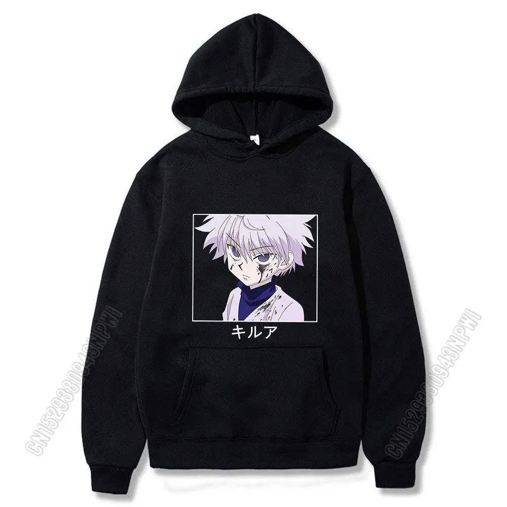 

2022 Hunter X Hunter японское аниме Killua Leorio Kurapika Gon Hisoka пуловер Толстовка уличная мода мужская одежда большого размера