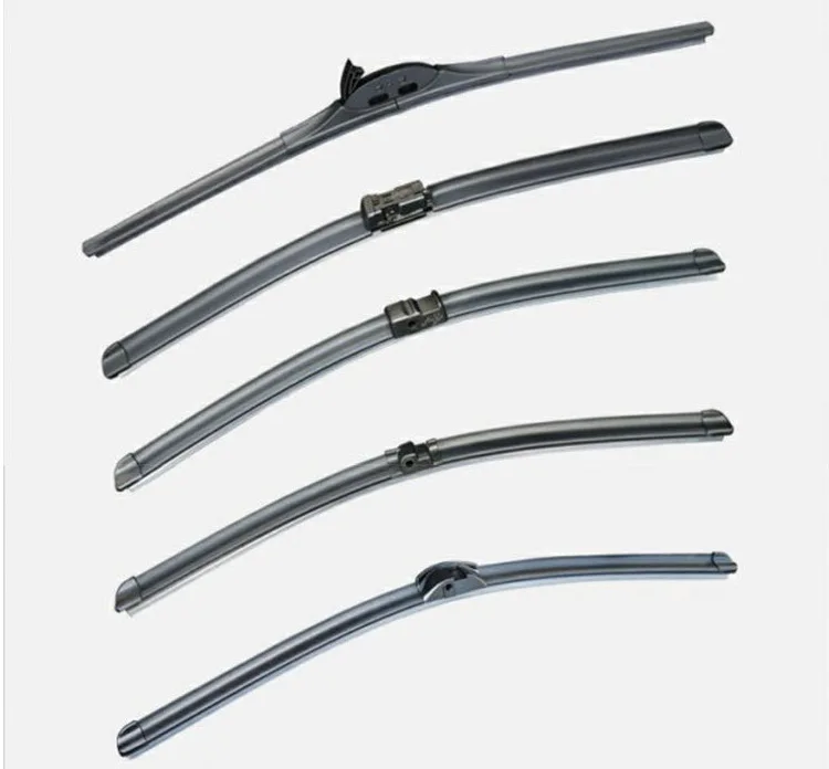 2pcs High Quality Boneless Rubber Car Wiper Blade refill Strips Windscreen 6mm 14"16"17"22"24"26"28" Windshield car accessories images - 6
