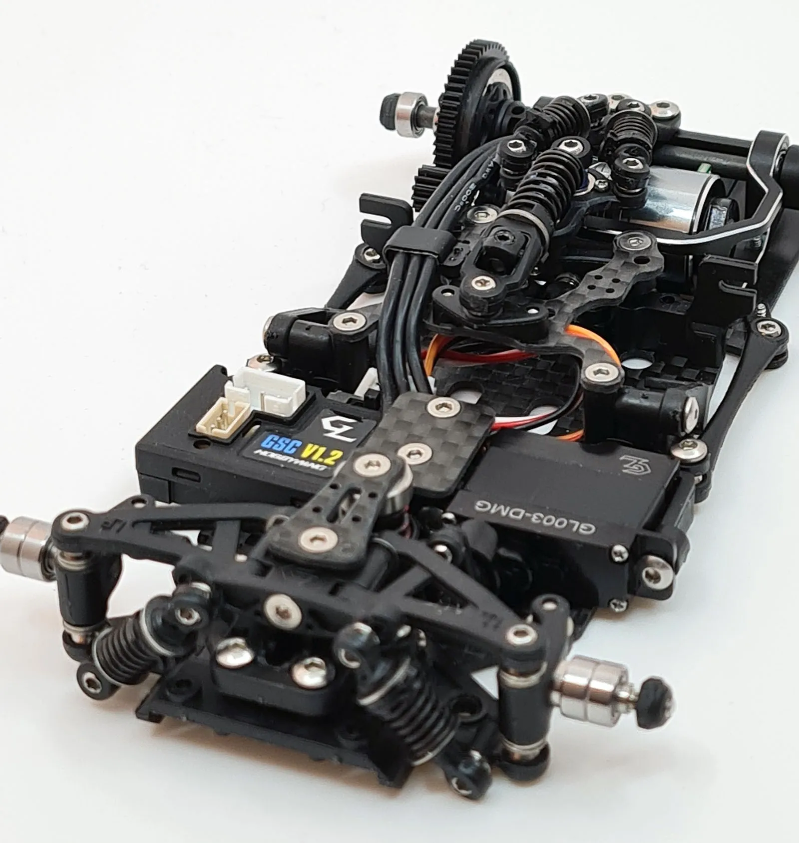 GL racing GLR-GT 1/28 RWD Chassis - W/O RX GL-GT-001-KSET (MINI-Z) KIT need Assembling 3