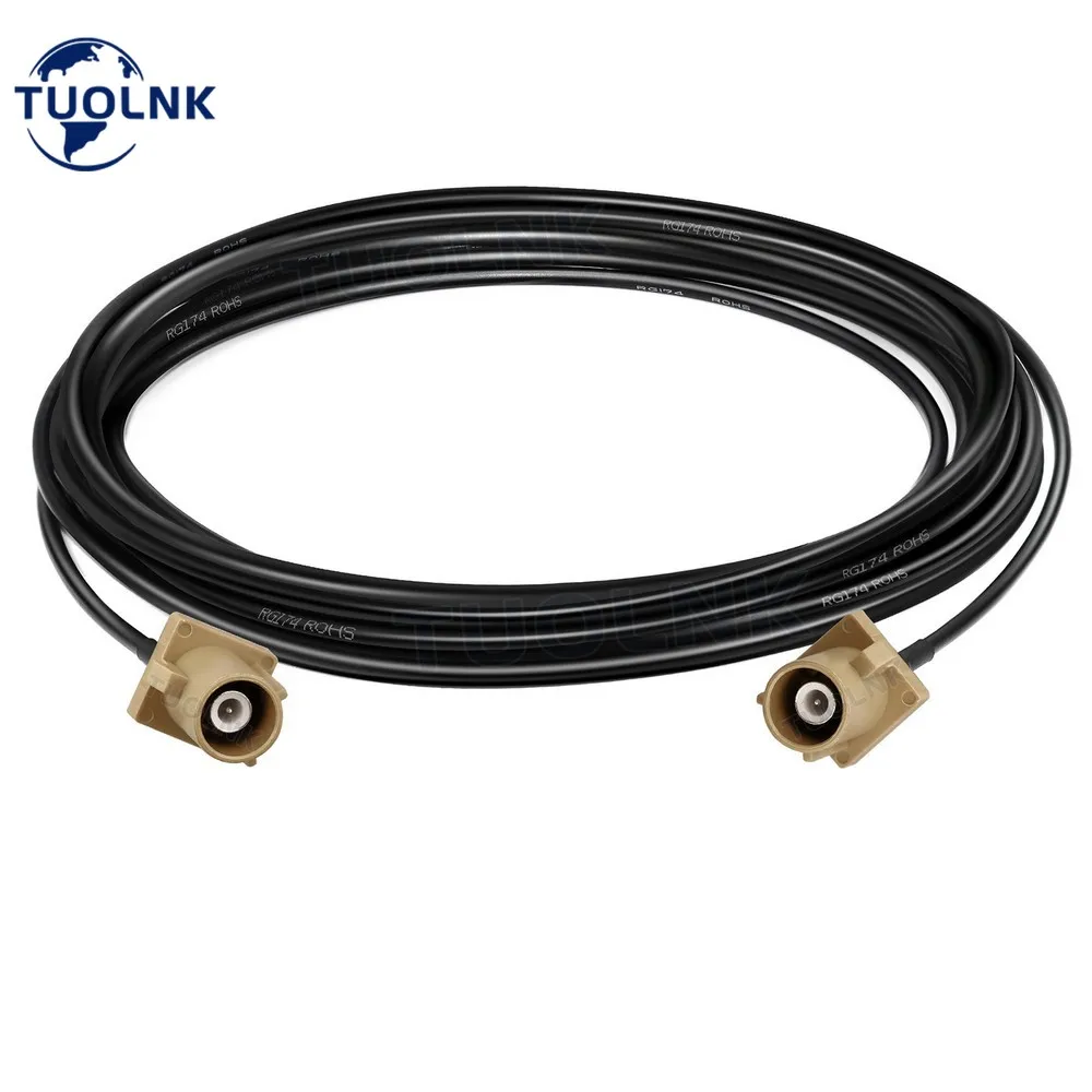 

Fakra I Coax Cable RG174 Fakra I Male to Male Antenna Extension Cable Coaxial Cable for Car Bluetooth Adapter