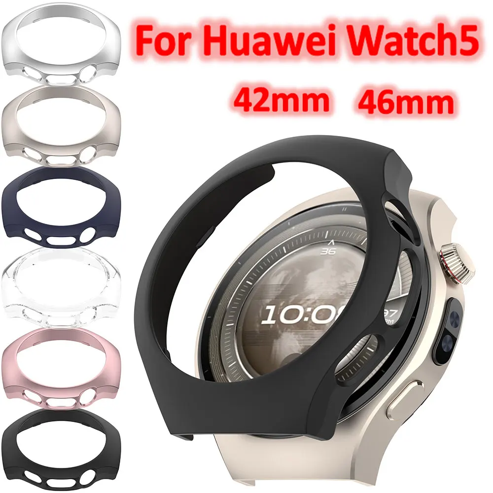 Durable Anti-Scratch Protective Shell Case for Huawei Watch 5 - Enhanced Screen Protection Accessories