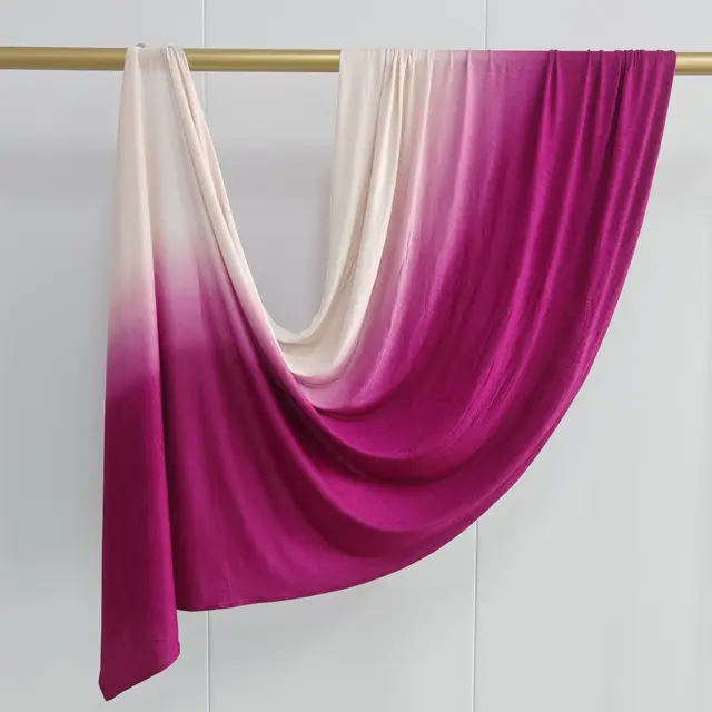 Nouveau Hijabs en Jersey dégradé Double face pour femmes, écharpe en coton pour femmes, enveloppes et châles, bandeau musulman, Turban islamique