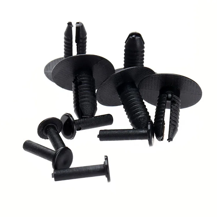 50pcs Auto Fastener Rivet Retainer Clips Car Styling Bumper Trim Clip 6.3mm Hole For Bmw Series