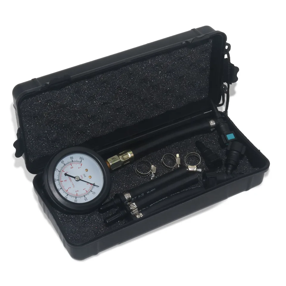 Quick Connect Hose Gasoline Engine Tester Nilight Fuel Pressure Tester Kit - 0-100 PSI Gauge With Quick Connect Hose 0-100 Psi Fuel Pump Tester Kit