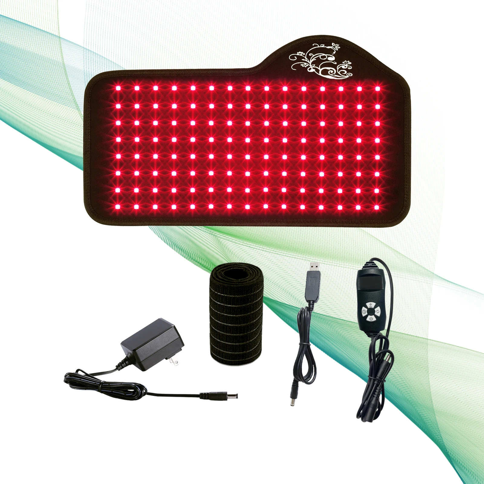 Red & Infrared Light Therapy Belt Promotes Blood Circulation Effectively Relieves Symptoms Fatigue and Backache