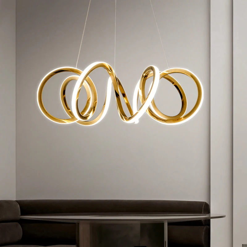 

Modern Luxury LED Pendant Lights Living Dining Room Lighting Lustre Decor Chandelier Lamp Indoor Bedroom Hanging Lights Fixture